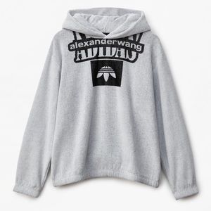Adidas by Alexander wang cotton terry hoodie